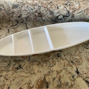 White Sectioned Serving Dish - Multipurpose Serveware